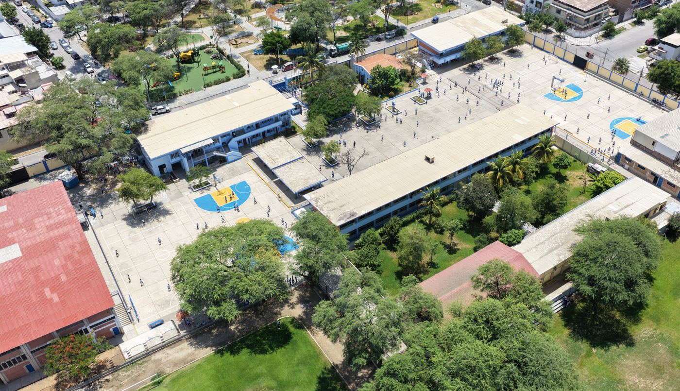 Vista aérea del Colegio Salesiano Don Bosco de Piura