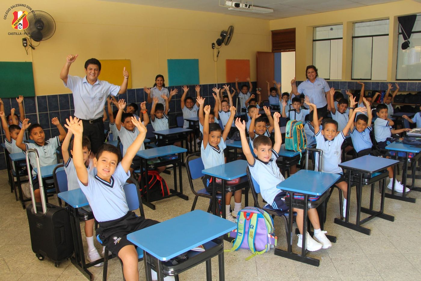 Estudiantes de Primaria en su aula